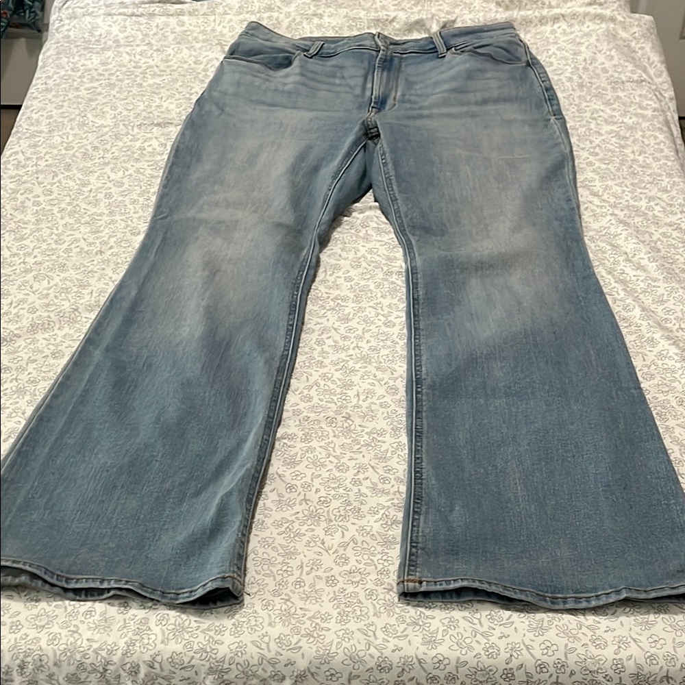 Old Navy Light Blue Flare Jeans